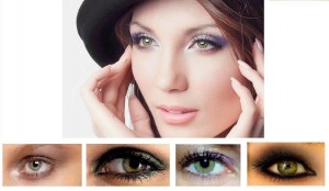 Maquillaje para ojos de color verde